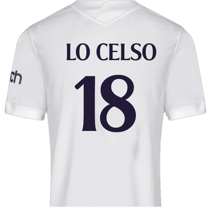 No.18 Lo Celso - Spurs T Shirt No.18 Lo Celso - Spurs T Shirt