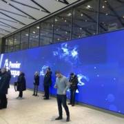 The entrance to the East Stand Travel Club Hospitality at the new Tottenham Hotspur Stadium