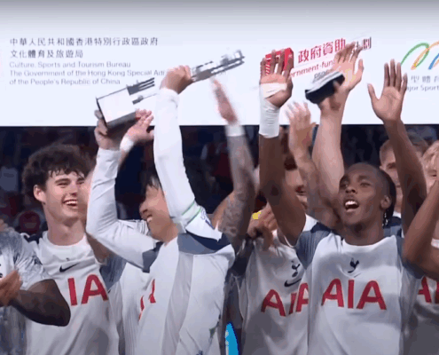 Spurs beat Arsenal Friendly